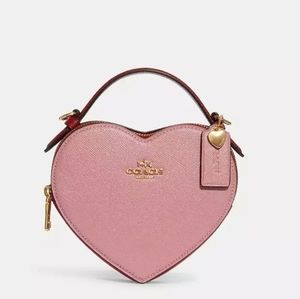 COACH  Heart Crossbody Bag - True Pink